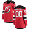 Image of New Jersey Devils Women's Home Breakaway Custom Jersey - Red 2019