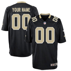 New Orleans Saints Custom Game Jersey - Black 2019