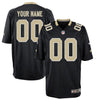 Image of New Orleans Saints Custom Game Jersey - Black 2019