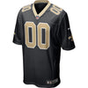 Image of New Orleans Saints Custom Team Color - Game Jersey – Black 2019