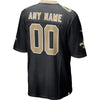Image of New Orleans Saints Custom Team Color - Game Jersey – Black 2019