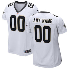 New Orleans Saints Women's Custom Game Jersey – White 2019