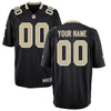 Image of New Orleans Saints Youth Custom Game Jersey - Black 2019