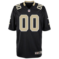 New Orleans Saints Youth Custom Game Jersey - Black 2019