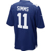 Image of New York Giants Phil Simms Retired Player Game Jersey - Royal 2019