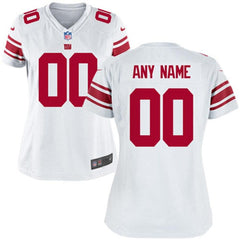 New York Giants Women's Custom Game Jersey - White 2019