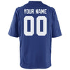 Image of New York Giants Youth Custom Game Jersey - Royal 2019