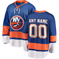 New York Islanders Home Breakaway Custom Jersey - Blue 2019