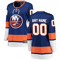 New York Islanders Women's Home Breakaway Custom Jersey - Blue 2019