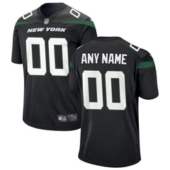 New York Jets Custom Game Jersey – Black 2019