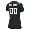 Image of New York Jets Women's Custom Game Jersey – Black 2019