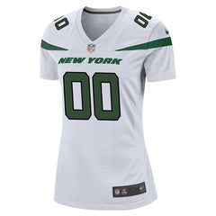 New York Jets Women's Custom Game Jersey – Spotlight White 2019