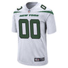 Image of New York Jets Youth Custom Game Jersey – White 2019