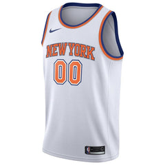 New York Knicks Custom Swingman Jersey White - Statement Edition 2019