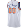 Image of New York Knicks Custom Swingman Jersey White - Statement Edition 2019