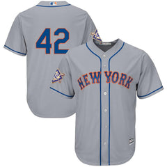 New York Mets Majestic 2019 Jackie Robinson Day Official Cool Base Jersey – Gray 2019