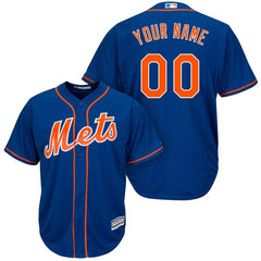 New York Mets Majestic Cool Base Custom Jersey - Royal 2019