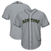 Image of New York Mets Majestic Memorial Day Cool Base Team Jersey - Gray 2019