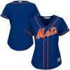 Image of New York Mets Majestic Women's Cool Base Jersey - Royal 2019