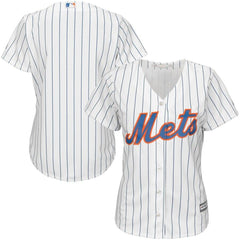 New York Mets Majestic Women's Cool Base Jersey - White 2019