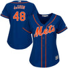 Image of New York Mets Majestic Women's Cool Base Player Jersey - Royal 2019