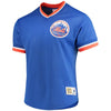 Image of New York Mets Mitchell &amp; Ness Mesh V-Neck Jersey – Royal 2019