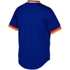 Image of New York Mets Mitchell &amp; Ness Youth Cooperstown Collection Mesh Wordmark V-Neck Jersey – Royal 2019