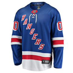 New York Rangers Home Breakaway Custom Jersey - Blue 2019