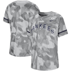 New York Yankees Camo Jersey - Gray 2019