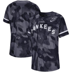 New York Yankees Camo Jersey - Navy 2019