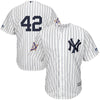 Image of New York Yankees Majestic 2019 Jackie Robinson Day Official Cool Base Jersey – White 2019