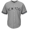 Image of New York Yankees Majestic Official Cool Base Jersey - Gray 2019