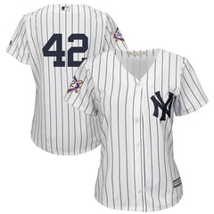 New York Yankees Majestic Women's 2019 Jackie Robinson Day Official Cool Base Jersey – White 2019