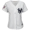 Image of New York Yankees Majestic Women's 2019 Jackie Robinson Day Official Cool Base Jersey – White 2019