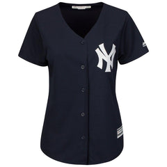 New York Yankees Majestic Women's Cool Base Alternate Jersey - Navy 2019