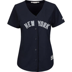 New York Yankees Majestic Women's Fashion Cool Base Jersey - Navy 2019