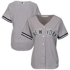 New York Yankees Majestic Women's Road Cool Base Replica Team Jersey - Gray 2019