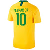 Image of Neymar Santos Brazil National Team Home Replica Stadium Player Jersey – Gold 2019