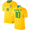 Image of Neymar Santos Brazil National Team Home Vapor Match Player Jersey – Gold 2019