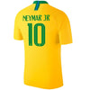 Image of Neymar Santos Brazil National Team Home Vapor Match Player Jersey – Gold 2019