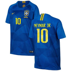 Neymar Santos Brazil National Team Youth Away Replica Stadium Player Jersey – Blue 2019