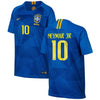 Image of Neymar Santos Brazil National Team Youth Away Replica Stadium Player Jersey – Blue 2019