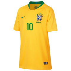 Neymar Santos Brazil National Team Youth Home Replica Stadium Player Jersey – Gold 2019