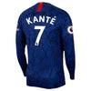 Image of N'Golo Kanté Chelsea 2019 Home Stadium Long Sleeve Replica Player Jersey – Blue 2019