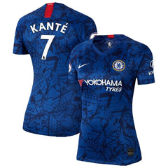 N'Golo Kante Chelsea Women's 2019 Home Breathe Stadium Replica Jersey – Blue 2019