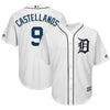 Image of Nick Castellanos Detroit Tigers Majestic Home Cool Base Player Jersey – White 2019