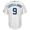 Image of Nick Castellanos Detroit Tigers Majestic Home Cool Base Player Jersey – White 2019