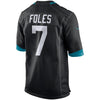 Image of Nick Foles Jacksonville Jaguars Game Jersey – Black 2019