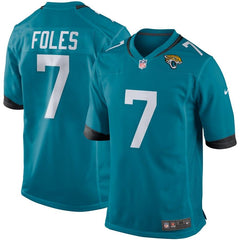 Nick Foles Jacksonville Jaguars Game Jersey – Teal 2019