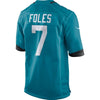 Image of Nick Foles Jacksonville Jaguars Game Jersey – Teal 2019